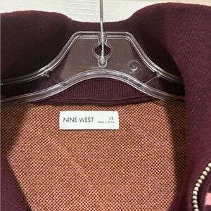 Nine West Rich Burgundy Jacket